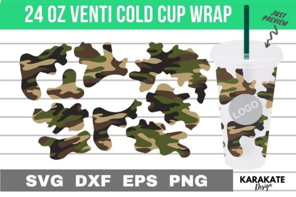 Camouflage Green Hole Wrap: Graphics for Crafts