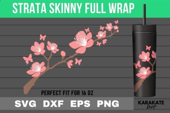 Cherry Blossom Graphics for Crafts Branding