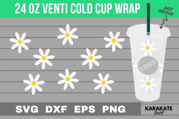 Daisy Flower Graphics for Crafts & Marketing