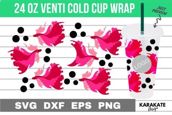 Guppy Fish Venti Hole Wrap: Graphics for Crafts