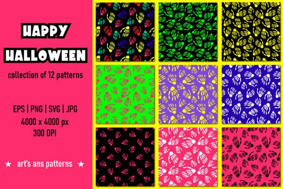 Halloween Seamless Digital Papers: Graphics & Patterns