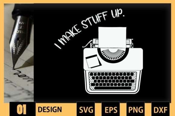 I Make StuffUp Vintage Typewriter Writer: Graphics for Crafts
