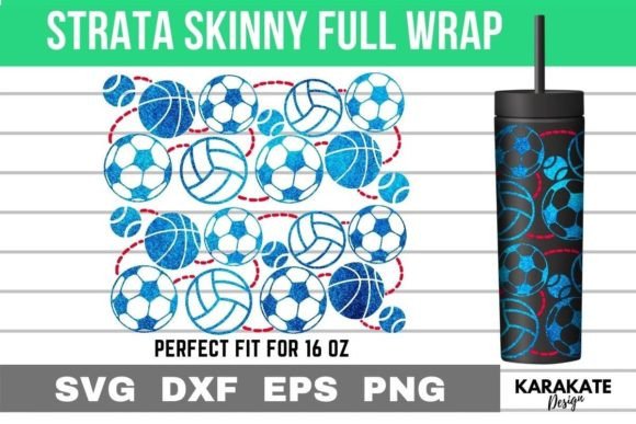 P.E. Teacher Graphics: Strata Skinny Wrap for Crafts & Branding