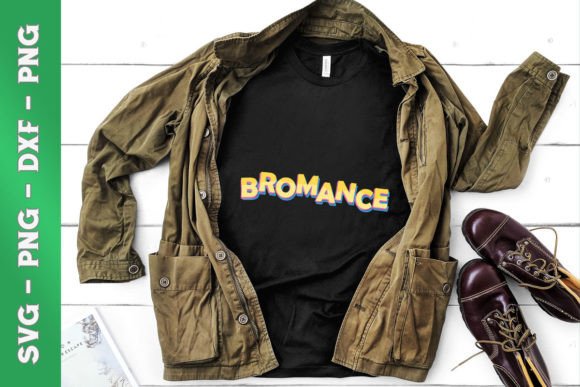 Retro Vintage Bromance Graphics for T-Shirt Designs