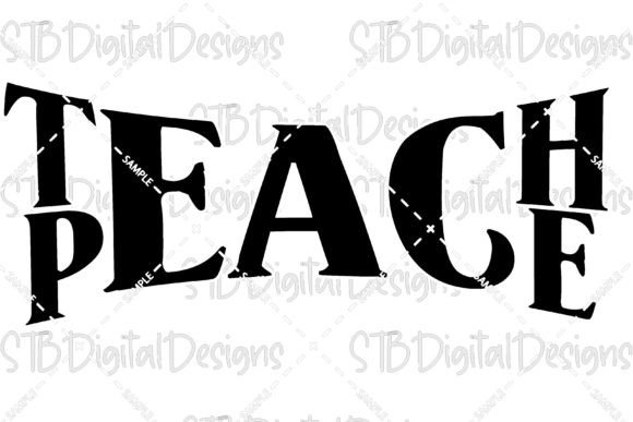 Teach Peace Graphics for Crafts