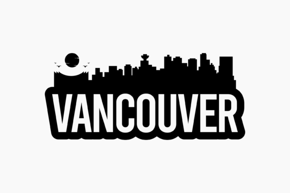 Vancouver Bold Skyline Graphics for Crafts